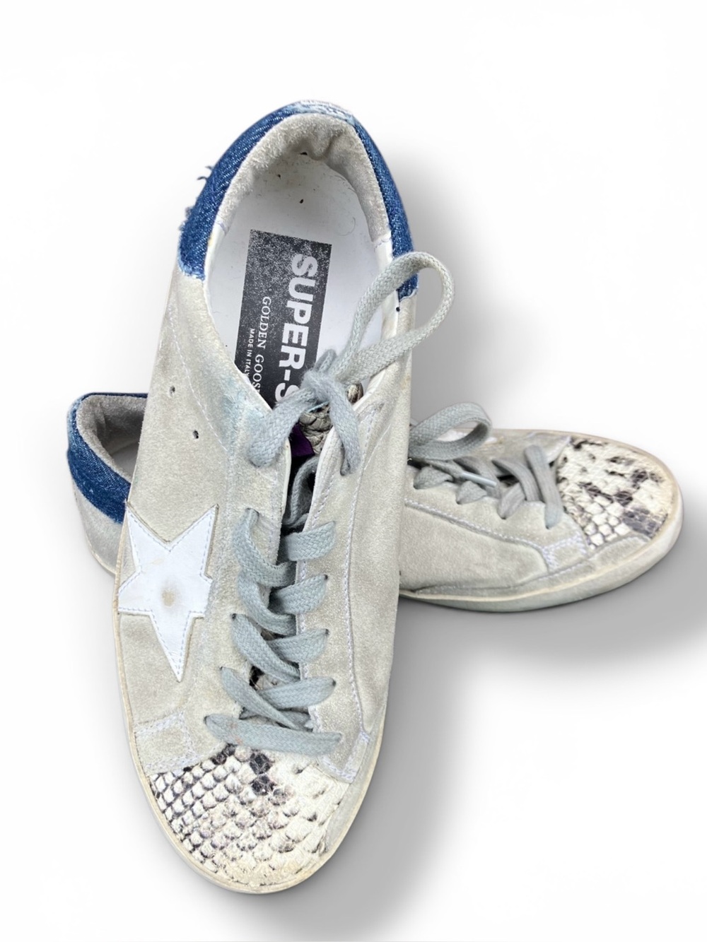 Golden Goose Superstar Perforated Low-Top Sneakers, size 37